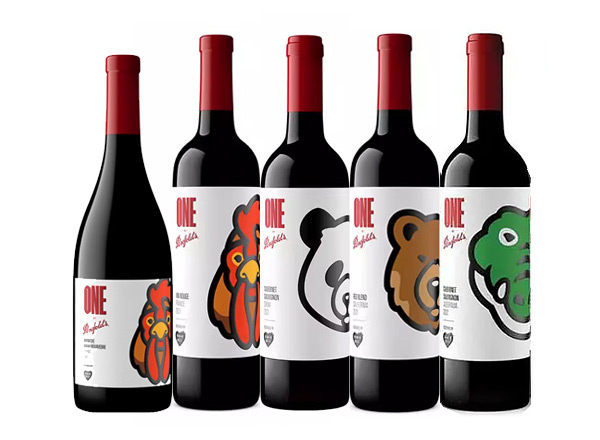 齐齐哈尔回收奔富红酒奔富一号1号Penfolds ONE潮流联名Human Made中国熊猫加州棕熊法国雄鸡澳洲鳄鱼行情价格