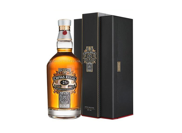 齐齐哈尔Chivas芝华士25年回收芝华士威士忌礼盒Chivas Regal进口洋酒行货行情价格