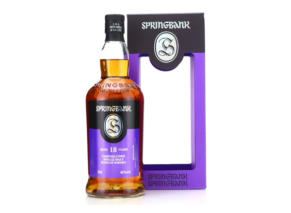 齐齐哈尔Springbank云顶18年威士忌回收云顶威士忌洋酒700ml