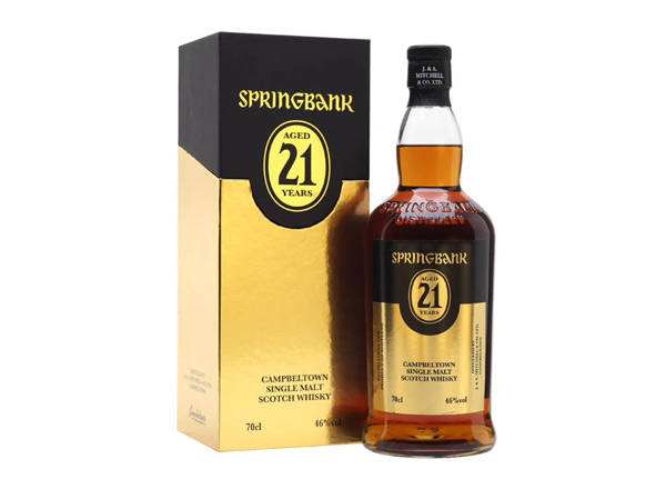 齐齐哈尔SpringBank云顶21年威士忌回收苏格兰单一麦芽威士忌700ml进口洋酒收购