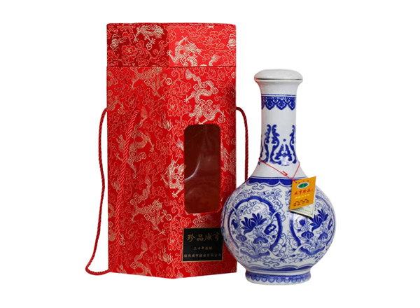 齐齐哈尔咸亨黄酒回收珍品咸亨三十年花雕酒青瓷瓶盒装绍兴黄酒2.5L